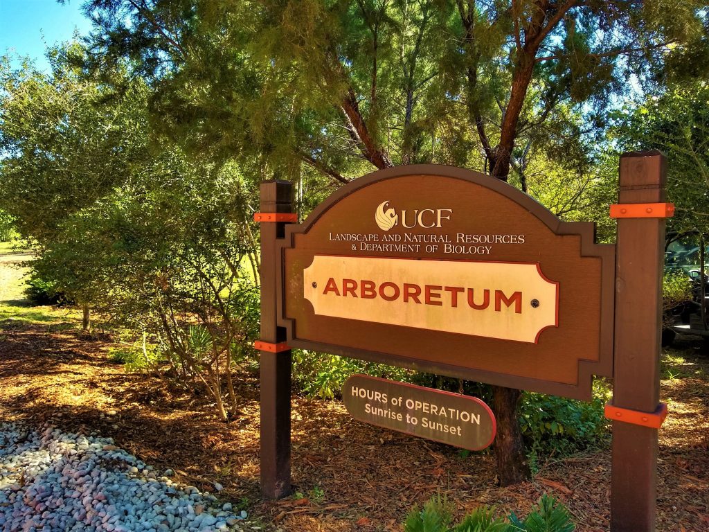 UCF Arboretum sign
