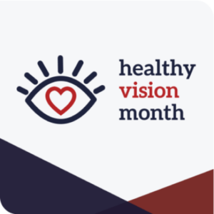 healthy vision month logo